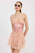 CONTRASTED MINI CORSET DRESS WITH RUFFLE DETAIL NUDE 23203106_532d7917-c7ac-4baf-9905-5f2ba0d29584