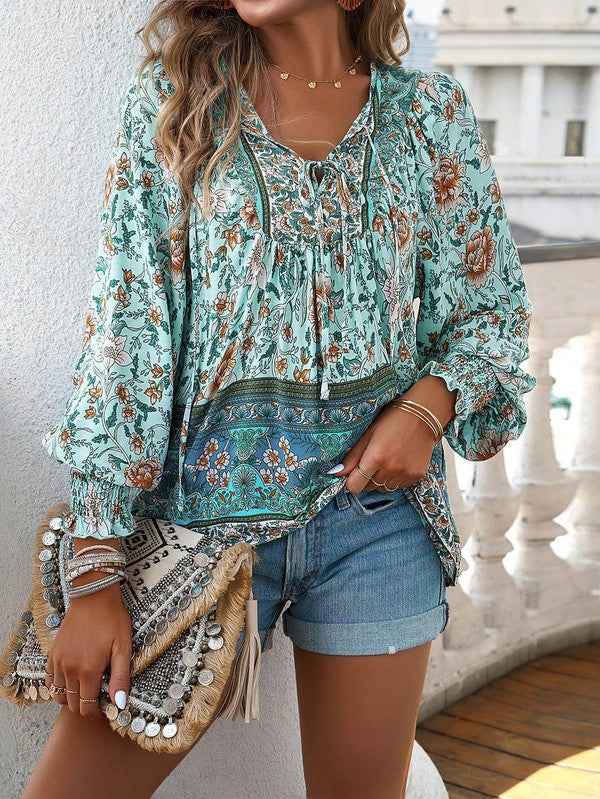 Women's Casual Boho V Neck Top Floral Blouses 23333988_04f417a9-6054-41d2-8f98-12f2b4420d5d