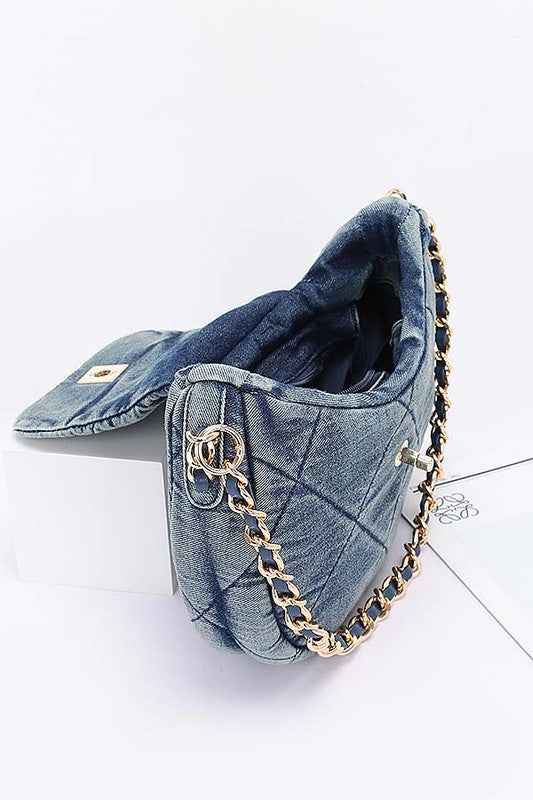 Quilted Denim Fashion Shoulder Bag 23343136_23e4e343-4a72-4f3a-b279-3a695cc4eaf2