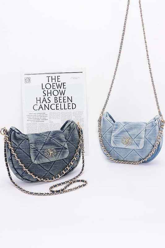 Quilted Denim Fashion Shoulder Bag 23343136_668a1ae0-0a7e-4d2c-8d54-fe23a70e236a