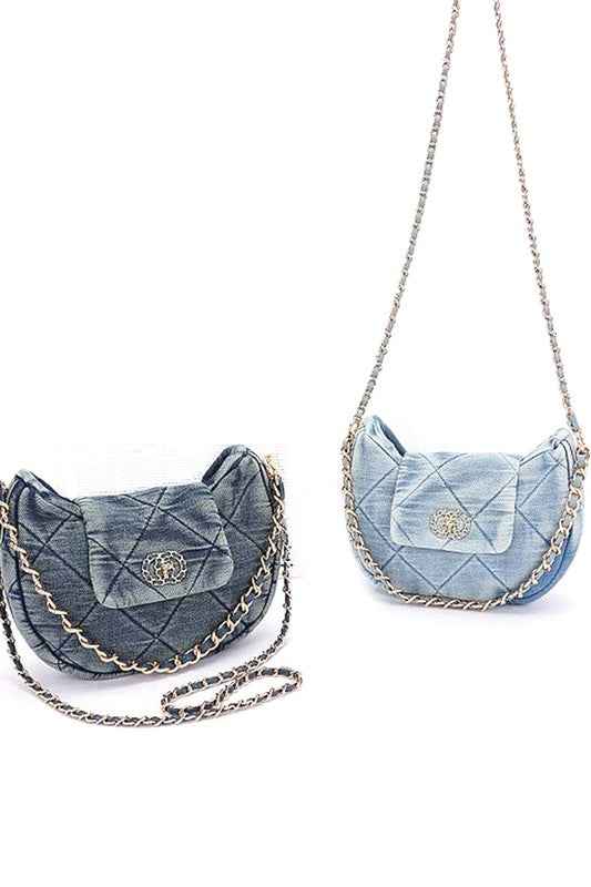 Quilted Denim Fashion Shoulder Bag 23343136_9fd34b10-17c4-4acd-9971-6c059f07d16e