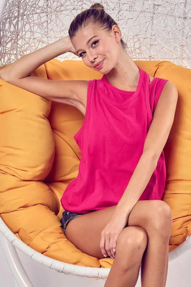 BiBi Cotton Span Knit Double Wear Tank Top 2336bbebb3554dafb310a84b699e4acb-Max-Origin
