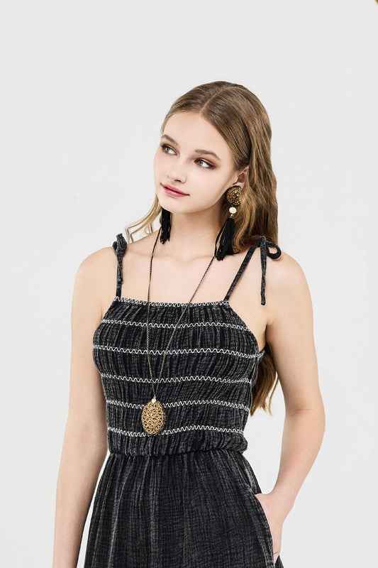 Smocked Top Wide Leg Gauze Jumpsuits 23403052_257f522c-f96b-400f-9bb9-c46397bbed74
