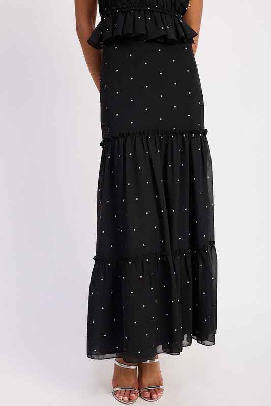 TIERED RUFFLE MIDI SKIRT 23474418_73271417-63f4-4ea6-ac89-2ed2573dd4fd