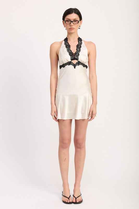 HALTER MINI DRESS WITH LACE TRIM DETAIL 23474421_1f5b3eeb-15e3-4450-83f1-82dcfc3bea35