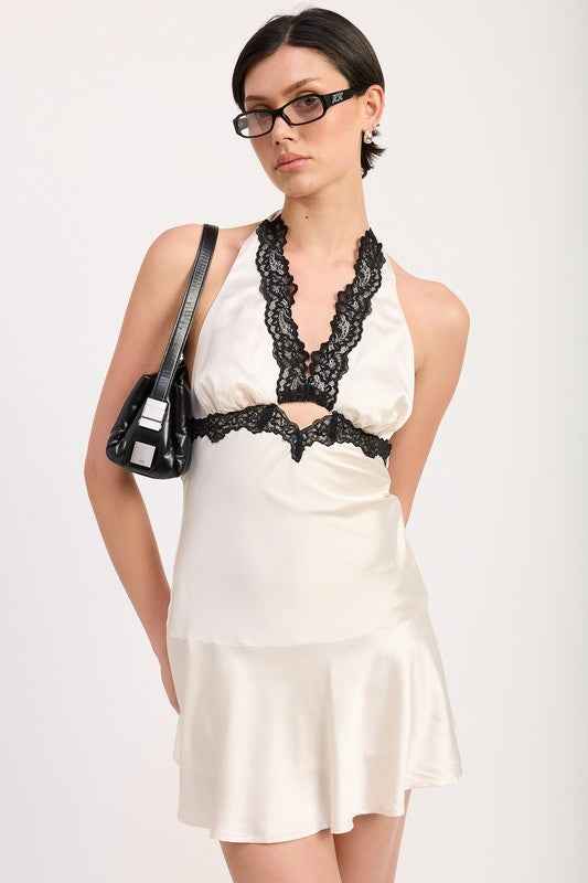 HALTER MINI DRESS WITH LACE TRIM DETAIL 23474421_ae905b8e-fbaa-4c63-acb7-438a1204e8c1
