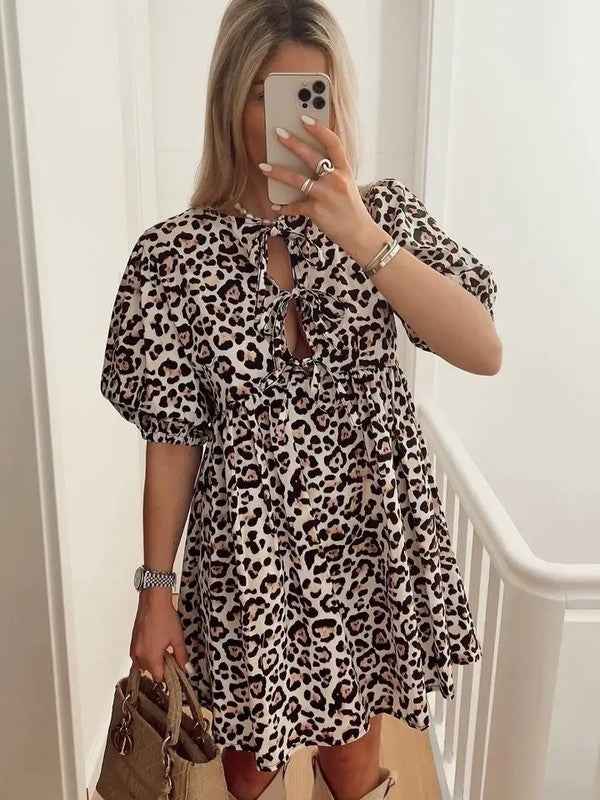 Leopard Bow Tie Front Dress Brown 23506828_3cd255ce-9ae1-4809-8257-345dcd6aa307