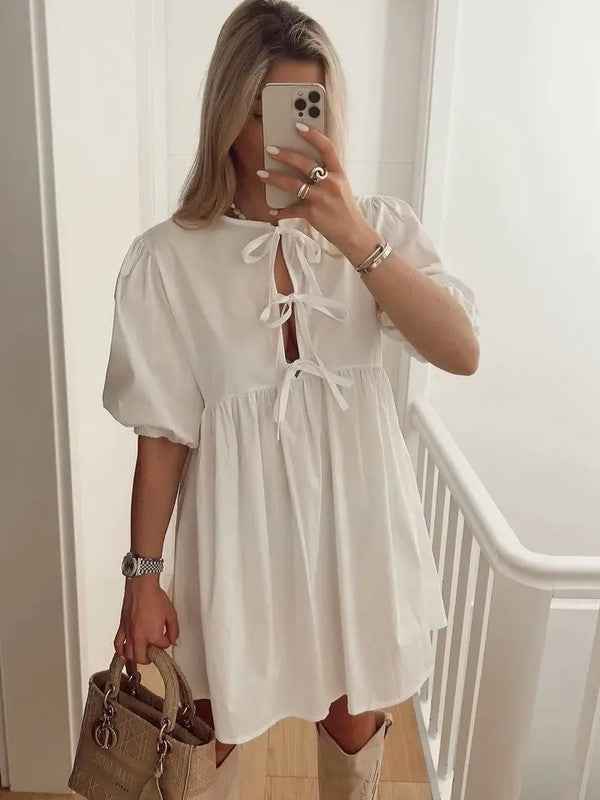 Leopard Bow Tie Front Dress white 23506828_5eeaab7b-1771-4e9c-947f-00cf35d92c71
