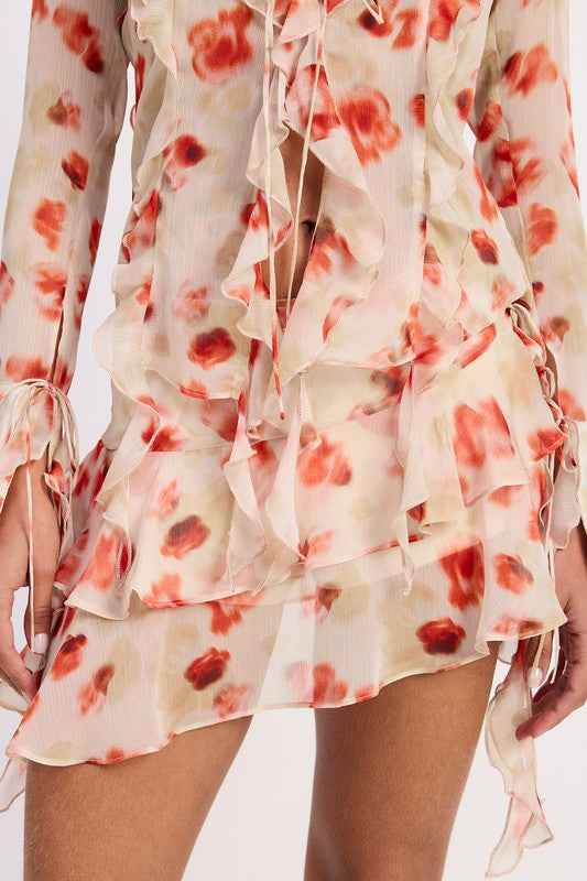 LAYERED RUFFLE MINI SKIRT IN SHEER FLORAL PRINT 23551279_4f00ada3-af99-4b8f-a7c0-b8b7513574b6