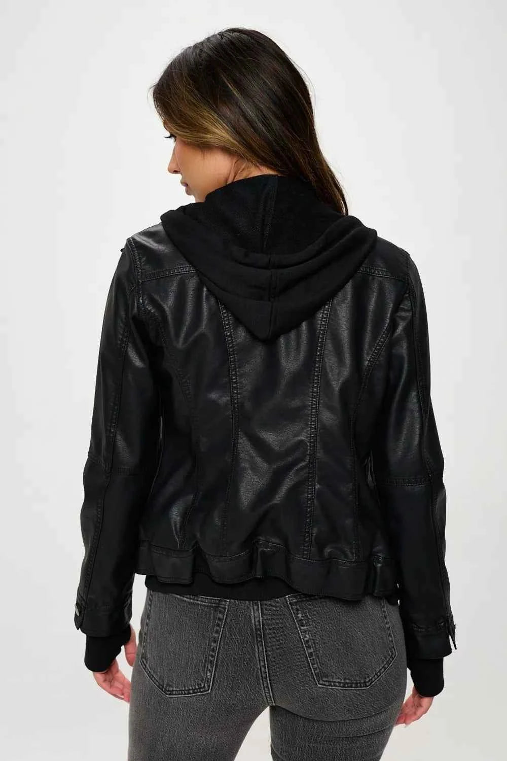 Coalition LA Double Zip Hooded Long Sleeve Jacket 2363f31c-f28a-45af-897b-d6ab9278a9aa-Max