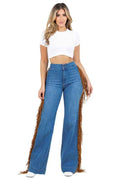 Harley Wide Leg Fringe in Medium Wash Medium Blue- Inseam 34 23640921_64e186a3-e6bd-4bd7-b358-cf900fe12444