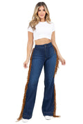 Harley Wide Leg Fringe Jean in Dark Wash Dark Blue - Inseam 34 15 23640922_f14e4368-f447-41c5-b4e2-d5543d7ed69a