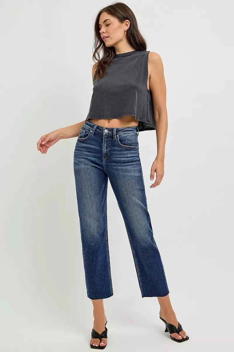 RISEN High Rise Slim Barrel Jeans 236548b7be694d3cb68932df79c24f2f-Max-Origin