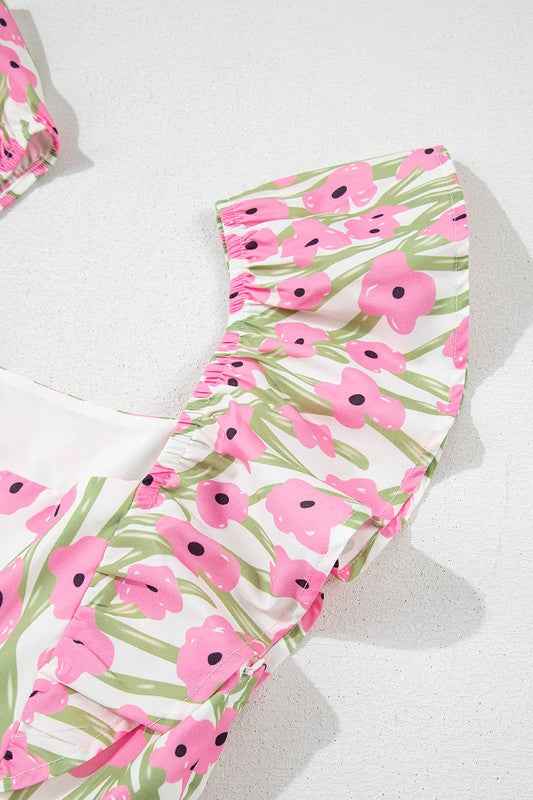 Pink Floral Square Neck Ruffled Strap Maxi Dress 23674244_0c5206f4-5ead-4671-9d1c-cde1d04620c8