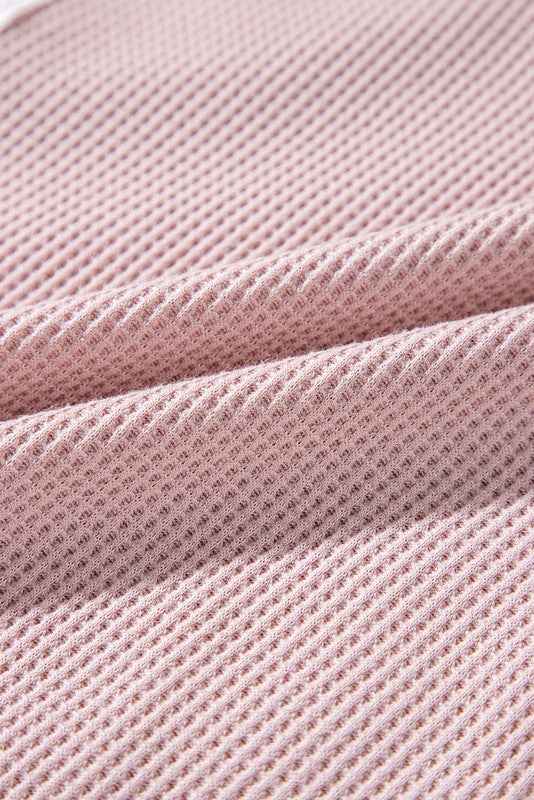 Cotton Pink Waffle Floral Patchwork Exposed Top 23674251_f569699e-c5ac-4106-90f6-fb5a8053fa2d