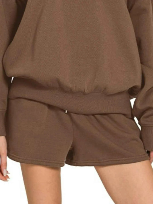 Fleece Boat Neck Sweatshirt and Shorts Set 2376511a-6729-408f-b44e-e85c9ee1e34f-Max-Origin