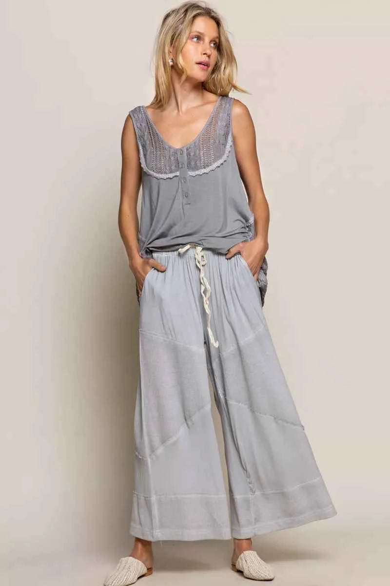 POL Elastic Waistband Wide Leg Pants with Drawstring 2380e7e9-0f0d-4c64-852a-d527edeb241d-Max-Origin
