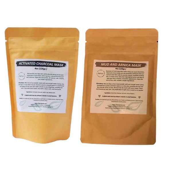 Activated Charcoal + Mud & Arnica Facial Masks Bun As shown One Size 23870854_6d97e47f-c6dc-4bd6-862e-c2e6f2d23e90