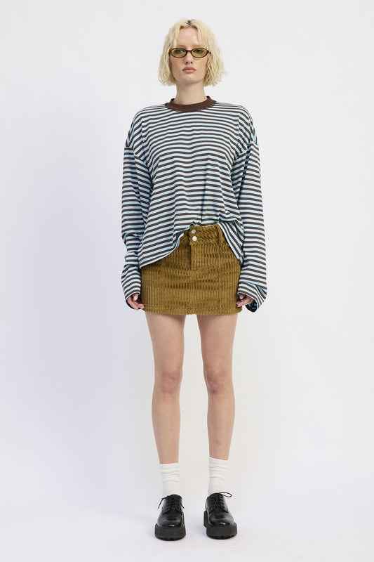 CORDUROY MINI SKIRT WITH BUTTON 23918987_14027ef1-61f5-4965-b042-2d22a48be76c