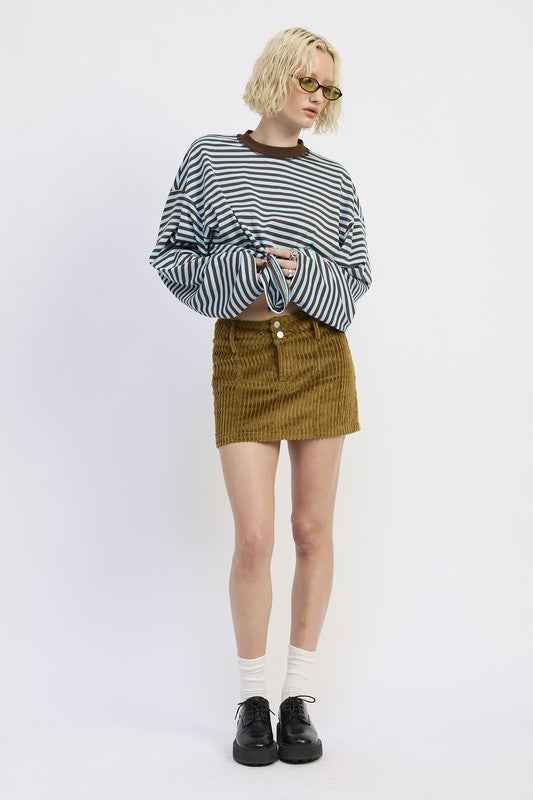 CORDUROY MINI SKIRT WITH BUTTON 23918987_92638a54-1c10-4e7d-8e6d-57e5ac2184f6
