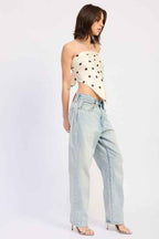 POLKADOT SCARF TOP 23918990_243886c7-321c-4ba5-a44c-602beededc2a