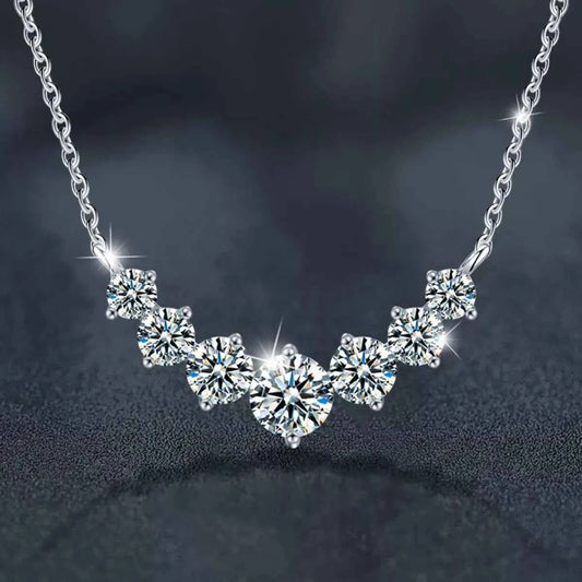 1.7 Carat Moissanite 925 Sterling Silver Necklace Silver One Size 239b5f8b-a4ac-44a7-b436-e91f357ff270-Max-Origin