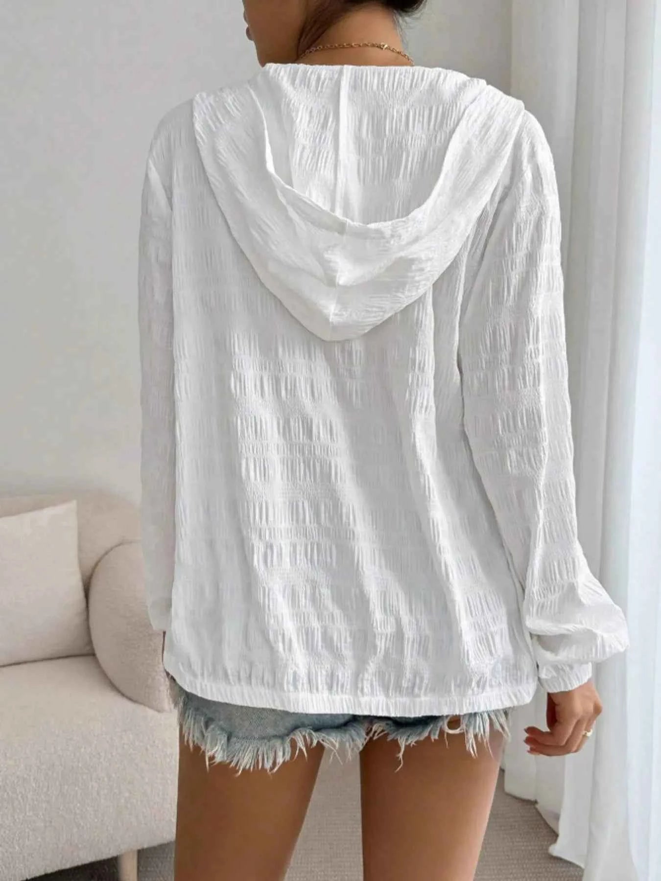 Zip Up Long Sleeve Hooded Outerwear 23b246a3df0f433795a3e3cfd5139fe1-Max-Origin