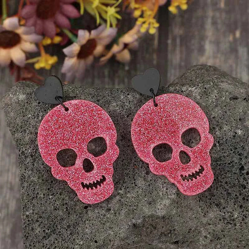 Acrylic Skeleton & Heart Earrings 23bdc5d6-c748-4286-abe7-e56021e47f4c-Max