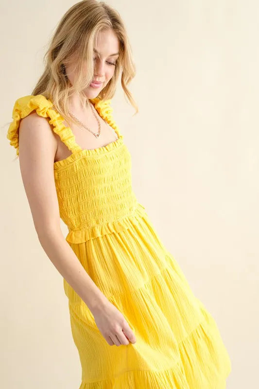 And The Why Ruched Shoulder Strap Detail Midi Dress 23e557d20e324794a047aaab9b3ba10d-Max-Origin
