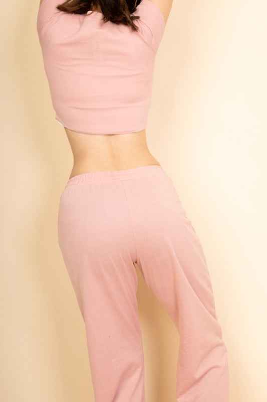 Relaxed Fit Top and Wide-Leg Pants Set 24005515_1f431699-095d-40de-a116-05b29618ed3c