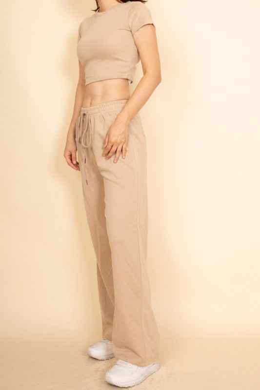 Relaxed Fit Top and Wide-Leg Pants Set 24005515_521a9f75-e7f7-4327-8c9f-a3c4ec0c9e36