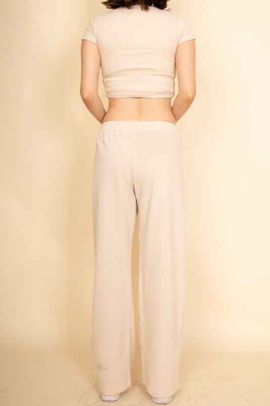 Relaxed Fit Top and Wide-Leg Pants Set 24005515_ad18dc08-8a12-41e1-8a28-52a3e4e85ad2