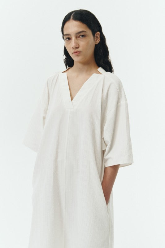 Charlotte stripe tunic dress White Stripe 24019769_a8a042c6-38a9-45e5-a59a-027c9071e06b