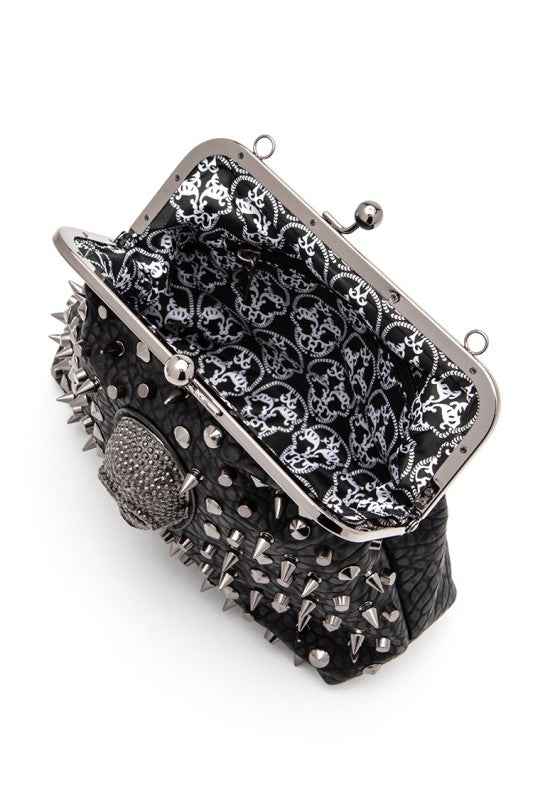 Skull Studded Convertible Shoulder Bag 24091173_97b56df4-c211-47c9-a049-b319f65d5e21