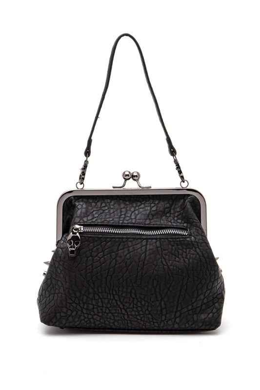 Skull Studded Convertible Shoulder Bag 24091173_e546e38f-b252-49b5-815c-3bdb9cf281f6
