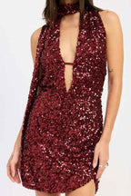 SEQUIN HALTER SCARF MINI DRESS 24111801_426178f9-9f5b-4917-88a0-95ab1bdb194d