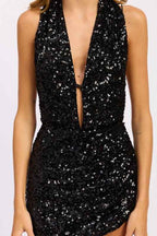 SEQUIN HALTER SCARF MINI DRESS 24111801_51737223-24f7-4d60-ba46-94cedbb85fee