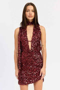 SEQUIN HALTER SCARF MINI DRESS CHERRY 24111801_8207aa25-ef48-4eaf-8ca8-8c037a7903c7
