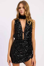 SEQUIN HALTER SCARF MINI DRESS 24111801_d68a8d1f-5cd5-4321-b594-e423fcad9909