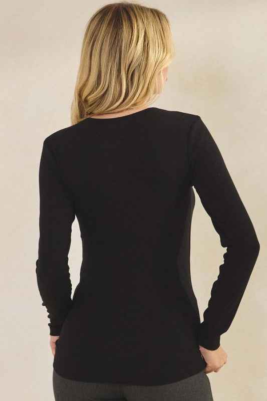 Pure Comfort Viscose Ribbed Long Sleeve Top 24112301_044a983b-16c4-410f-9f58-670346698976