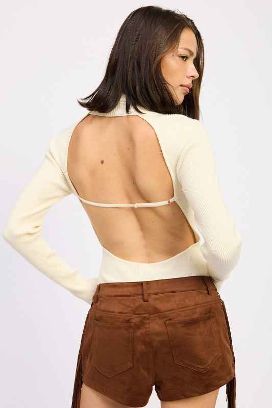 LONG SLEEVE TURTLE NECK BODYSUIT WITH OPEN BACK 24174597_3992d8ed-8295-4a74-ace6-0b4fa9e6e1dc