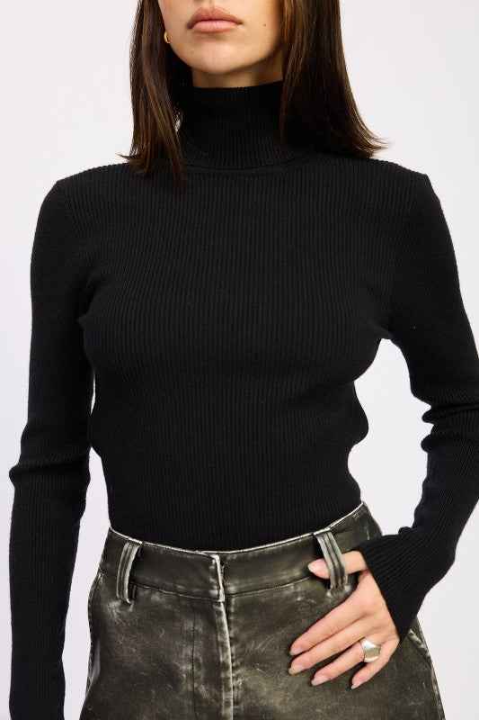 LONG SLEEVE TURTLE NECK BODYSUIT WITH OPEN BACK 24174597_a0587741-2c84-40c4-ba8c-72ac88fe1618
