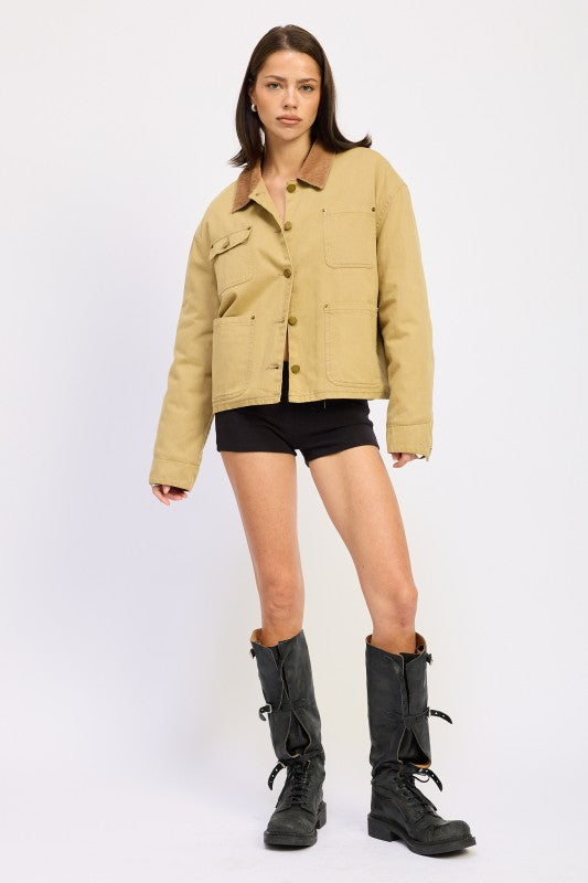 Combo chore jacket with pockets 24174659_033273db-a732-4e99-97d8-626fab0b266c