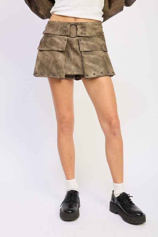 LOW RISE CARGO SUEDE MINI SKIRT 24174662_dff92ff4-16b7-4ab2-be53-b6982cc34006