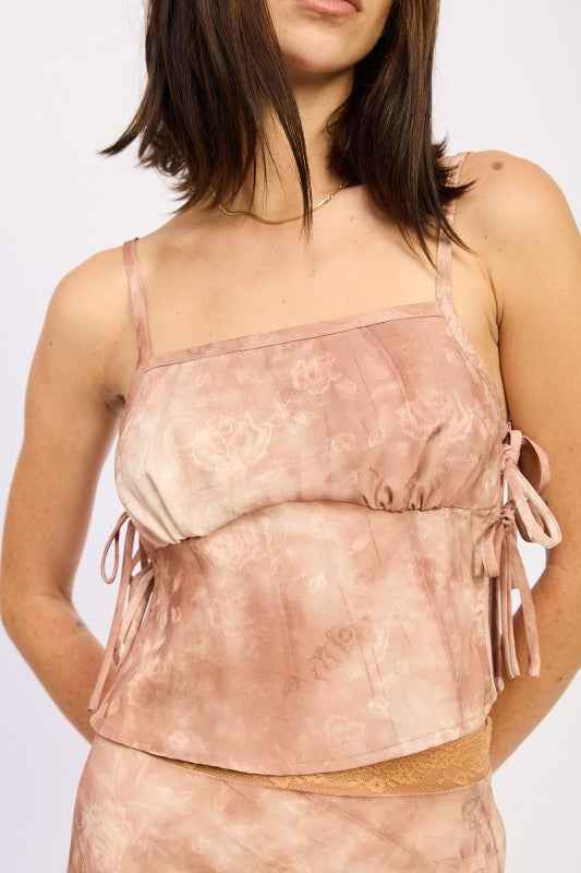 PRINTED TANK TOP WITH SIDE TIES 24174710_f420c65b-2d6c-4f92-b3d3-29342a55f660