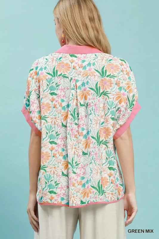 Floral Print Oversized Top 241f560d-2f11-4e88-b03b-476e2747725f-Max-Origin