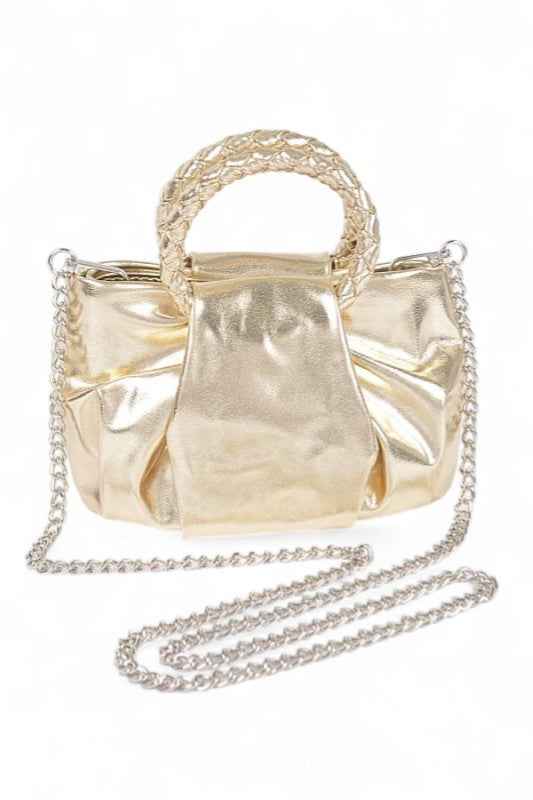 Metallic Braided Top Handle Small Crossbody Bag Gold O S 24260164_487ca15a-76c6-4f94-b6e8-4d2e84ecfed1