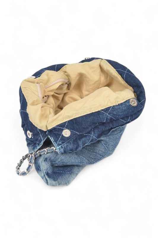 Denim Quilted Large Shoulder Bag 24262178_5a2fcf6a-1f6e-4235-94c8-924398c6502d