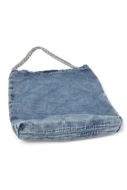 Denim Quilted Large Shoulder Bag 24262178_ef83d287-7fd6-468b-aaab-64ea3f231fef
