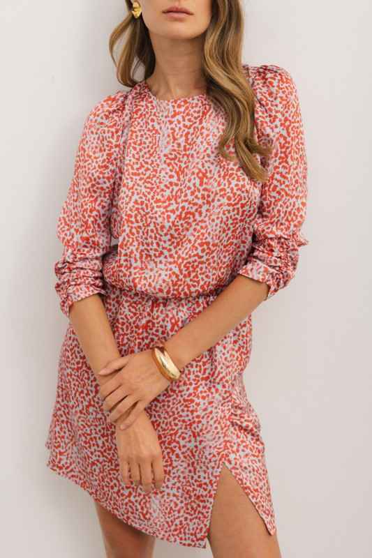 Red Leopard Print Long Sleeve Hollowed Back Dress Red 24264482_040a644c-b67b-4c75-b634-62bc5854f510